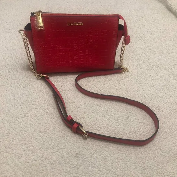 Steve Madden Red Crossbody Bag ,NEW no Tag - Picture 2 of 12